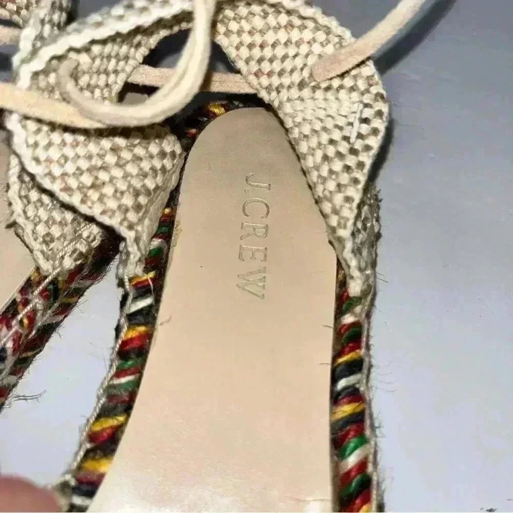 J. Crew Desert Canyon Espadrille Ankle wrap, tassel tie, Suede upper sho… ❤️